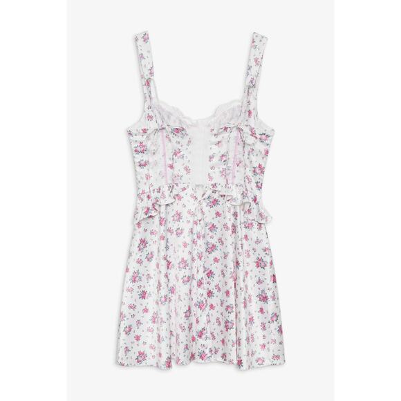 For Love & Lemons NWT That’s Amore Slip Floral Corset Mini Dress size Small - Picture 7 of 12